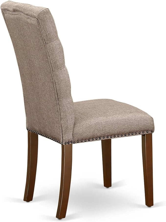 East West Furniture ELP3T16 Elsa Parson Dining Chairs - Image 6