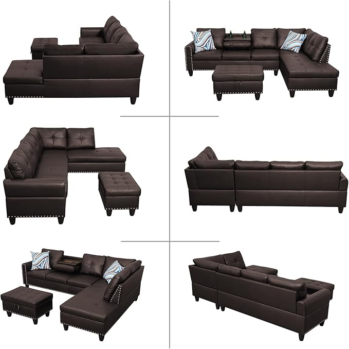 L Shaped Modular Sectional Sofa - Image 6