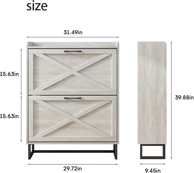 Maupvit Shoe Storage Cabinet - Image 2