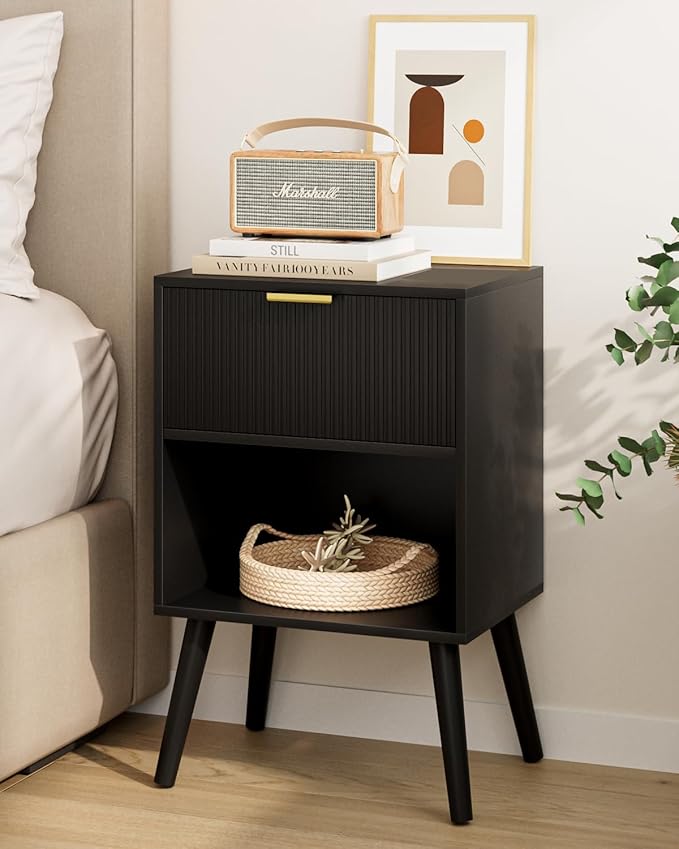 Nightstand, Small Side Table, Bedside Table by Aienvey