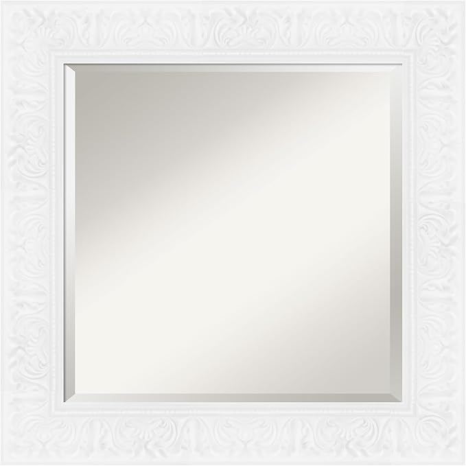 Amanti Art White Bathroom Mirror by AmantiArt
