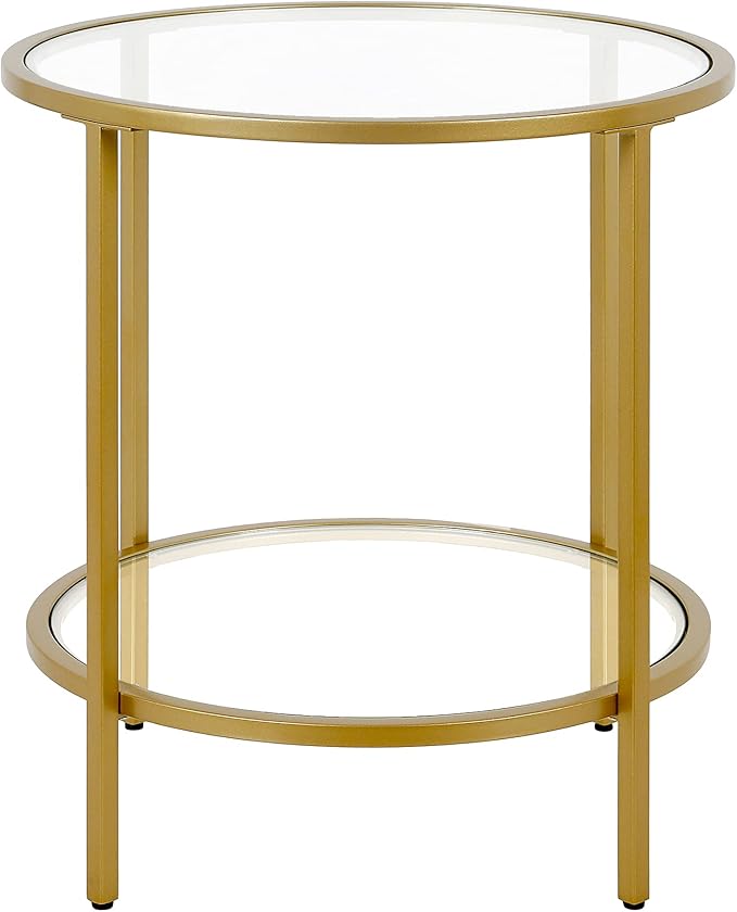 Henn&Hart 20" Wide Round Side Table - Image 4