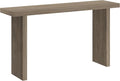 Henn&Hart 55'' Wooden Rectangular Fluted Console Table Entryway Table, Sofa by HennHart