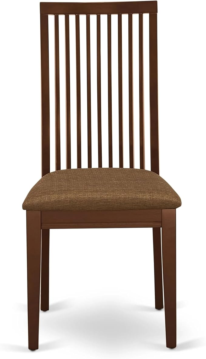 East West Furniture AMIP3-MAH-C 3 Piece Kitchen Table & Chairs Set Contains a - Image 9
