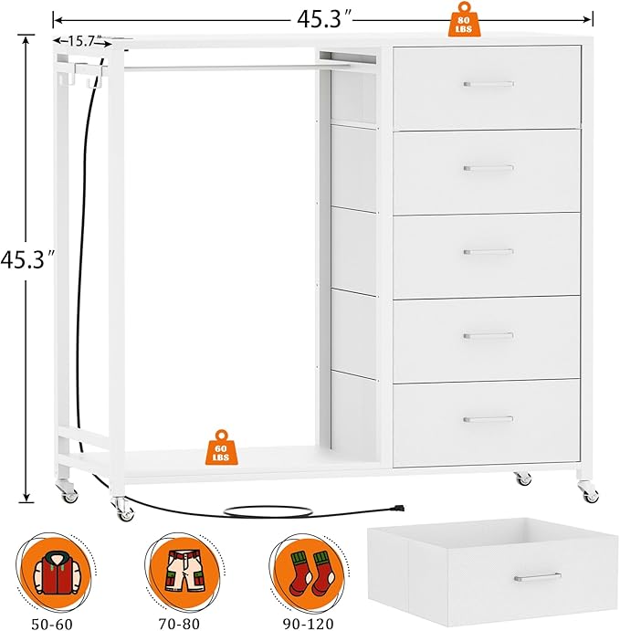 Cyclysio Dresser for Bedroom - Image 2