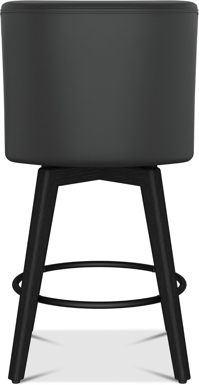 Counter Height Bar Stools Set of 8, Modern Swivel Barstools - Image 8