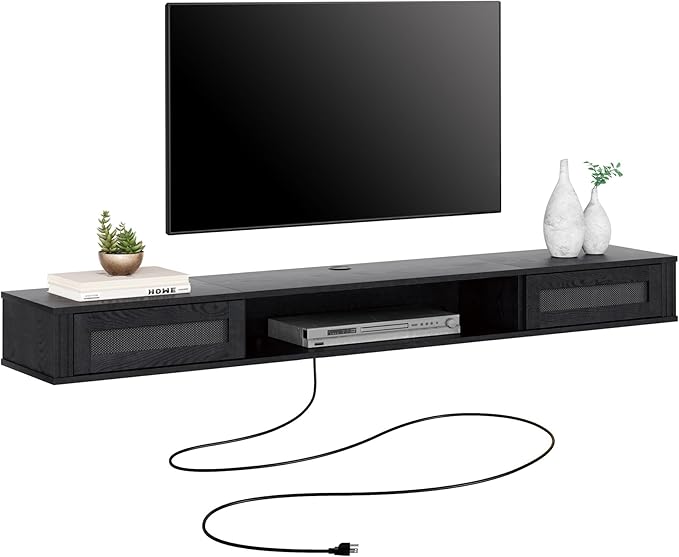 WAMPAT Floating TV Stand Shelf by WAMPAT