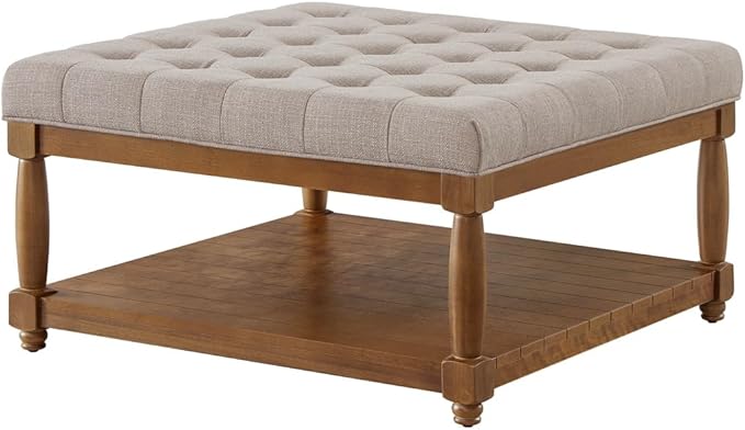 24KF Upholstered Square Coffee Table - Image 3