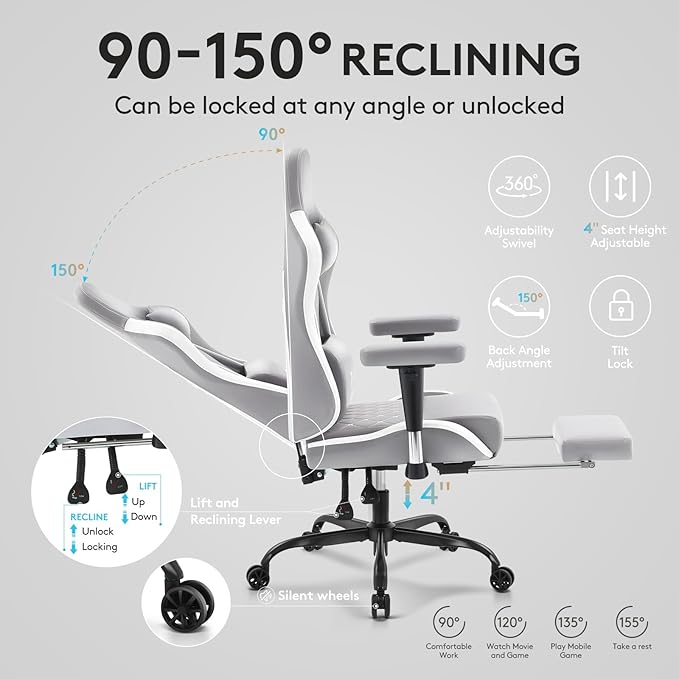 Gaming Chair, Computer Office Chair - Image 8