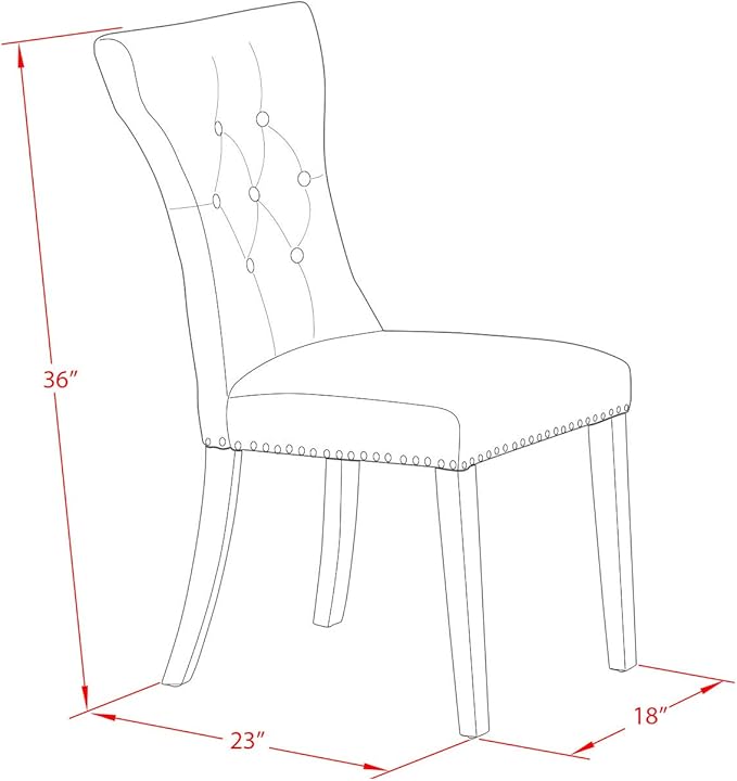East West Furniture MLGA3-MAH-32 3 Piece Dining Room Table Set Contains a - Image 13