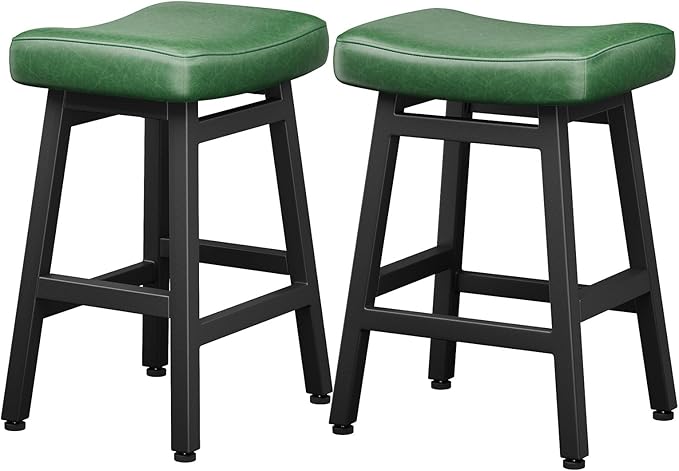 Counter Height Bar Stools Set of 2, 24 Inch Barstools - Image 9