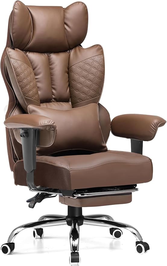 GTRACING Big and Tall Gaming Chair 400lbs Heavy Duty Office Chair by GtracingDirect