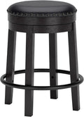 Signature Design by Ashley Valebeck Casual Round Faux Leather Upholstered by SignatureDesignbyAshley