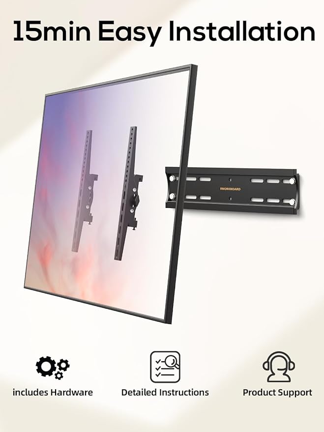 40 50 55 inch Tilting TV Wall Mount - Image 4