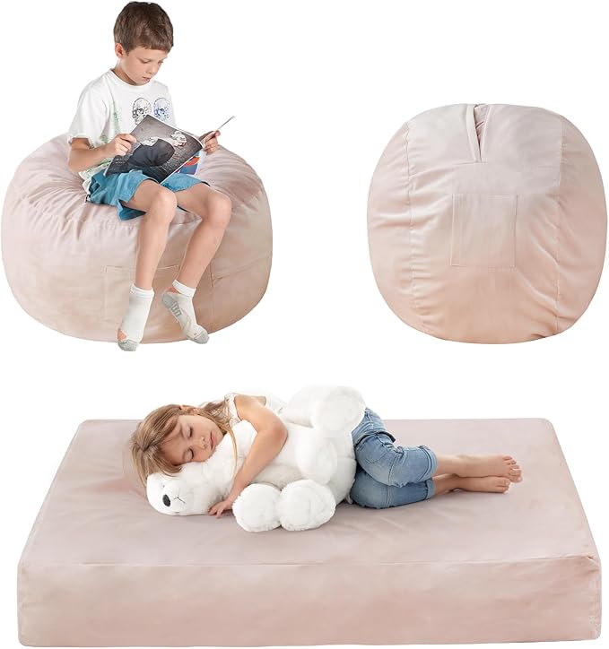 Kids Bean Bag Chair Bed by ILPEOD