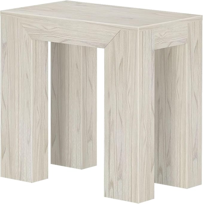 Plank+Beam Modern Rectangular Side Table, Slim Side Table - Image 2