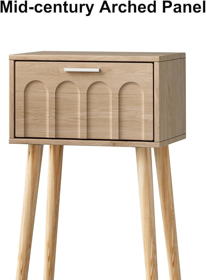 Nightstand Set of 2, Small Bed Side Table - Image 6
