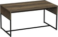 Household Essentials Wrap Rectangular Coffee Table Ashwood Rustic Wood Grain by HouseholdEssentials