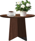 Wood Side Table, Round End Tables Living Room, Small Round Side Table by Unknown