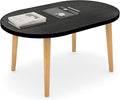 Oval Coffee Table Low Table by Funecy