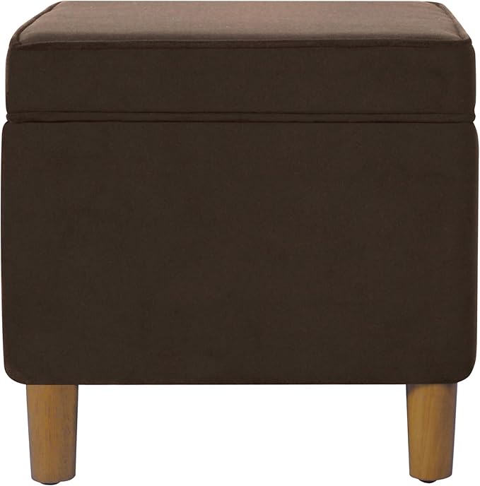 Home Decor | Dinah Collection Modern Storage Ottoman | Ottoman - Image 5