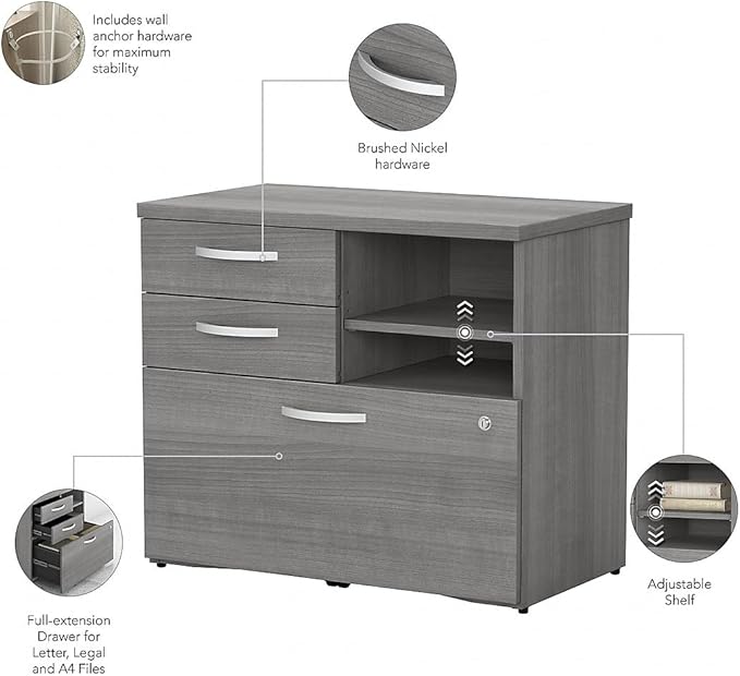 Bush Business Furniture Studio C Office Storage Cabinet - Image 4