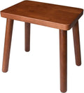 13.4inch Wooden Step Stool for Adults, Small Wooden Stool by GZQXHOME