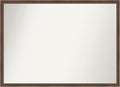 Amanti Art Brown Bathroom Mirror by AmantiArt
