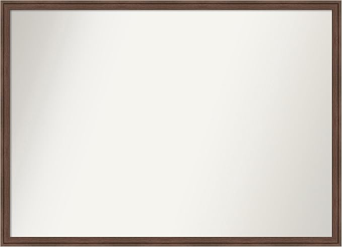 Amanti Art Brown Bathroom Mirror by AmantiArt