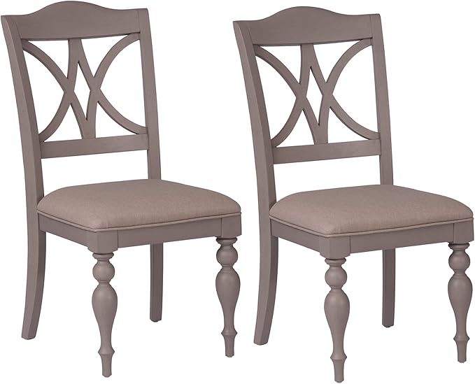 LIBERTY FURNITURE INDUSTRIES, INC. Summer House Slat Back Side Chair-Set of 2 by LibertyFurniture