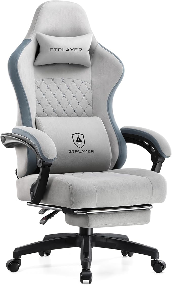 GTPLAYER Office Chair, Gaming Computer Desk Fabric Chair by GtracingDirect