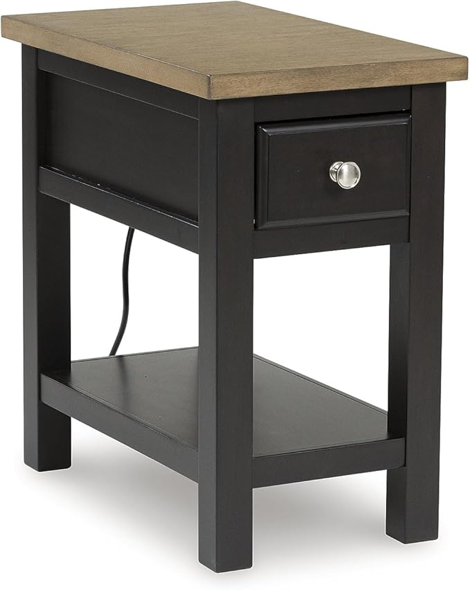 Signature Design by Ashley Drazmine Casual 1 Drawer Chair Side End Table by SignatureDesignbyAshley