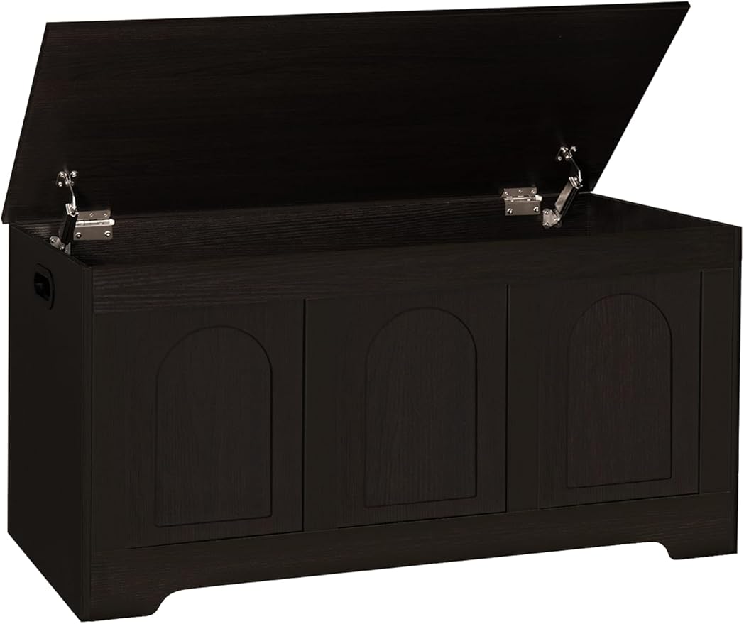 DINZI LVJ Storage Chest, 39.4” Wooden Toy Box by DINZILVJ