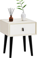VICITON Nightstand, Fully Assembled Bedside Cabinet Mid Century Night Stand by Unknown