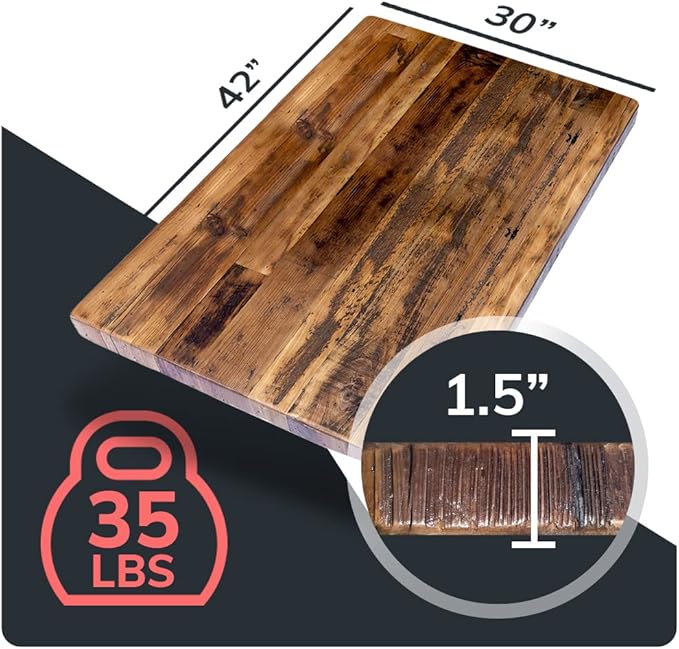 Reclaimed Wood Table Top - Image 2