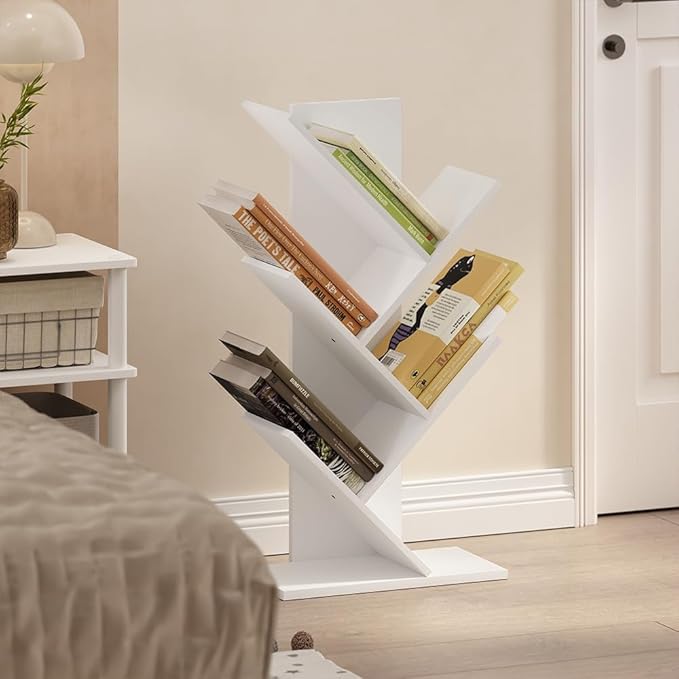 Furinno Tree Bookshelf 5-Tier Floor Standing Tree Bookcase - Image 2