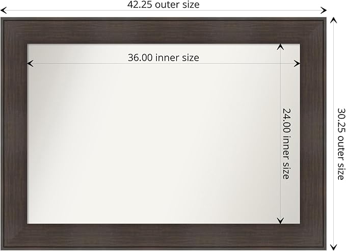 Amanti Art Bronze Bathroom Mirror - Image 4