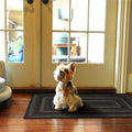Homespice Jet Black Jute Rug 20x30 by Homespice