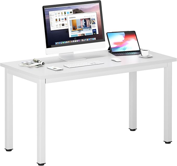 DlandHome 47 inches Medium Computer Desk, Home Composite Wood Board Desk by DlandHome