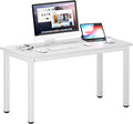 DlandHome 47 inches Medium Computer Desk, Home Composite Wood Board Desk by DlandHome