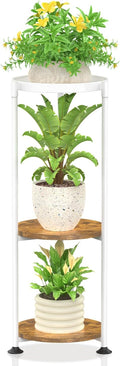 KMOTASUO 3 Tier White Plant Stand Indoor by KMOTASUO