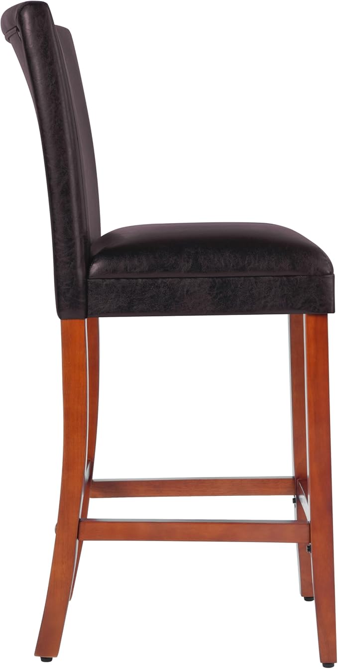 HomePop Home Decor | Classic Counter Height Bar Stools | 29 Inch Bar Stools | - Image 6