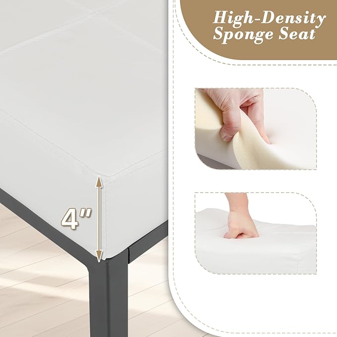 Athena Collection Counter Height Bar Stools Set of 2, 31.5 Inches Saddle Bar - Image 4