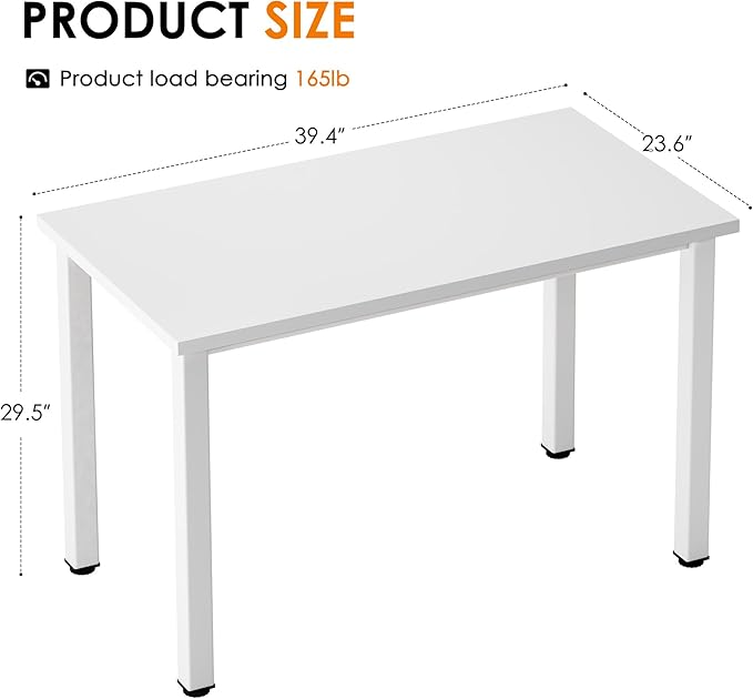 Need Small Desk, 39.4 inches Sturdy Writing Desk - Image 3