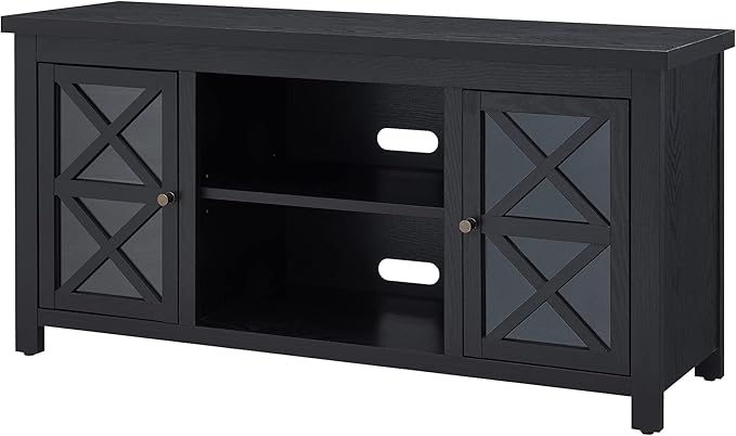 Henn&Hart Rectangular TV Stand for TV's up to 55" in Black, TV Stands for the - Image 5