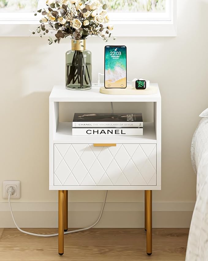 Nightstand, Morden Bedside Table - Image 4