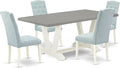 East West Furniture V097CE215-5 5 Piece Dining Table Set by EastWestFurniture