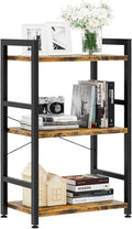NUMENN 3 Tier Slim Bookshelf, Bookcase Shelf Storage Organizer, Modern Book by NUMENN