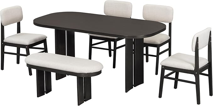 Ball & Cast Wood Dining Table Set - Image 7