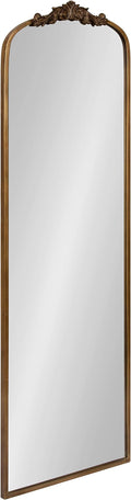 Kate and Laurel Arendahl Glam Arched Vintage Full Length Mirror; 18 x 58; Gold; by KateandLaurel